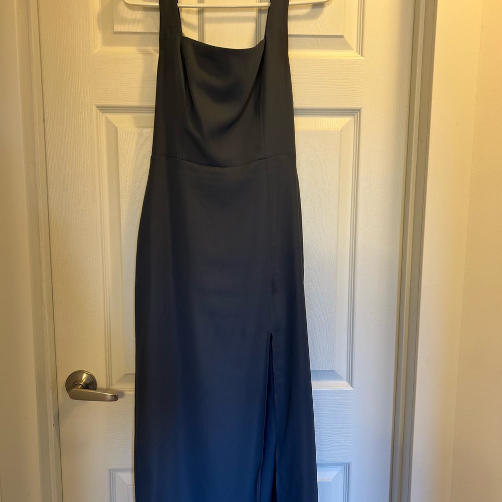Babaton Navy Midi Dress